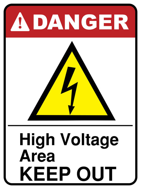High Voltage Area Keep Out