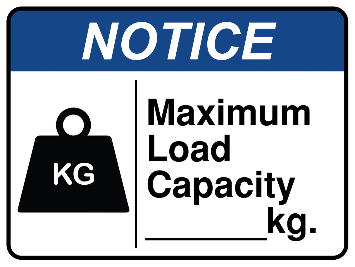 Maximum Load Capacity Kg