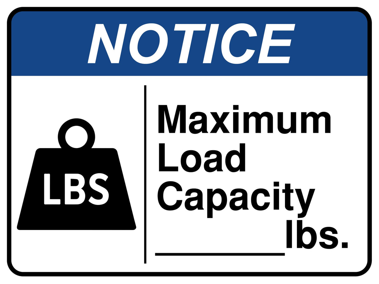 Maximum Load Capacity Lbs