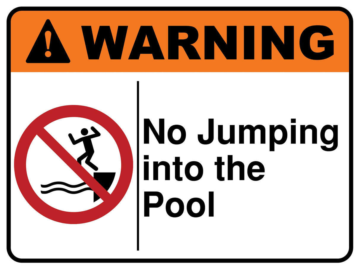 No Jumping Into The Pool