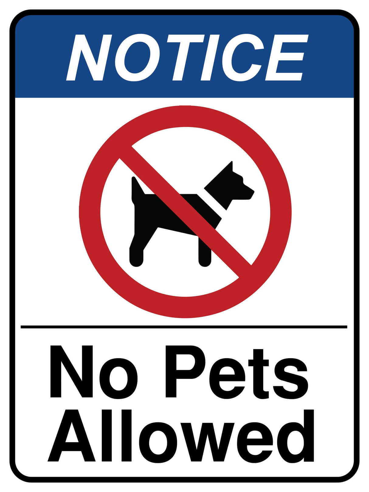 No Pets Allowed