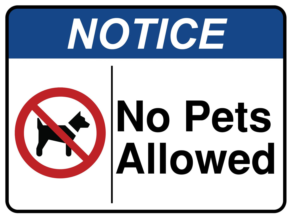 No Pets Allowed