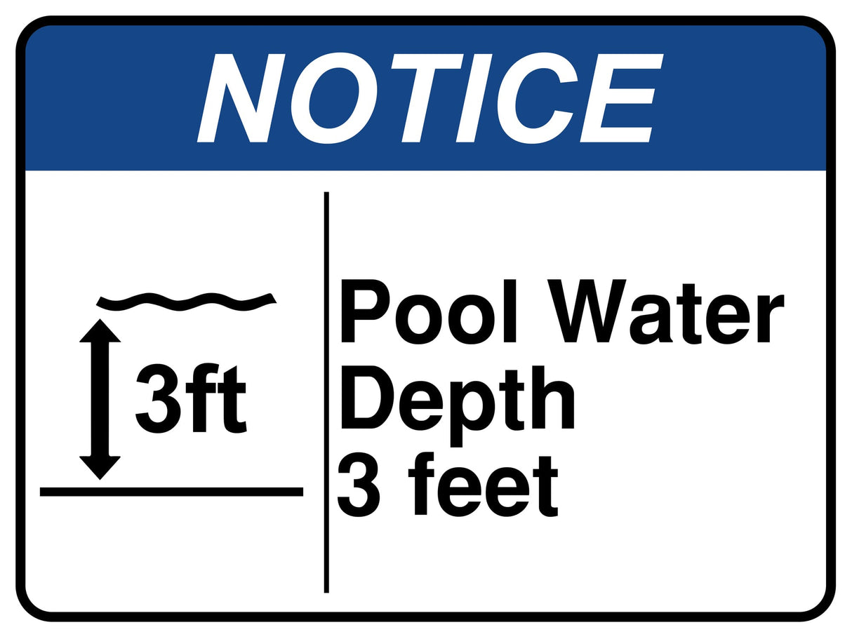 Pool Depth 3Ft