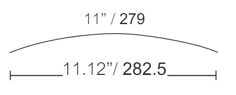 Vista Wall Sign - 11" - Portrait