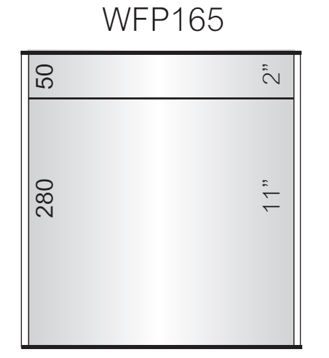 Vista Wall Sign - 11" - Portrait