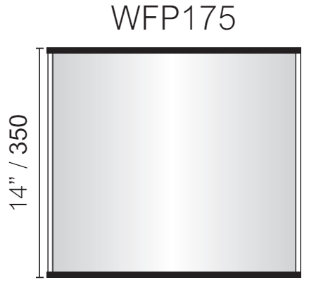 Vista Wall Sign - 14.25" - Portrait