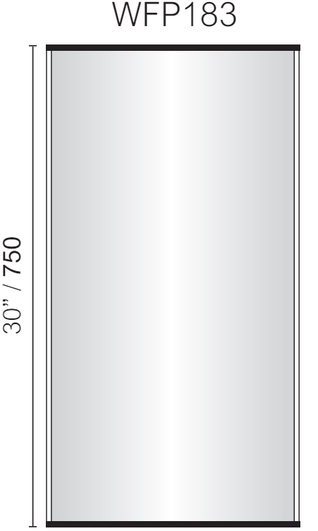 Vista Wall Sign - 14.25" - Portrait