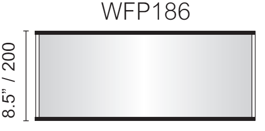 Vista Wall Sign - 17" - Portrait