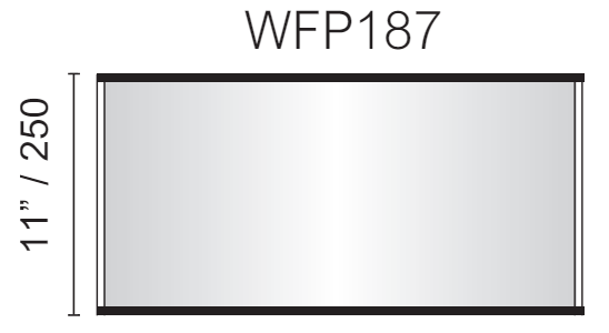 Vista Wall Sign - 17" - Portrait