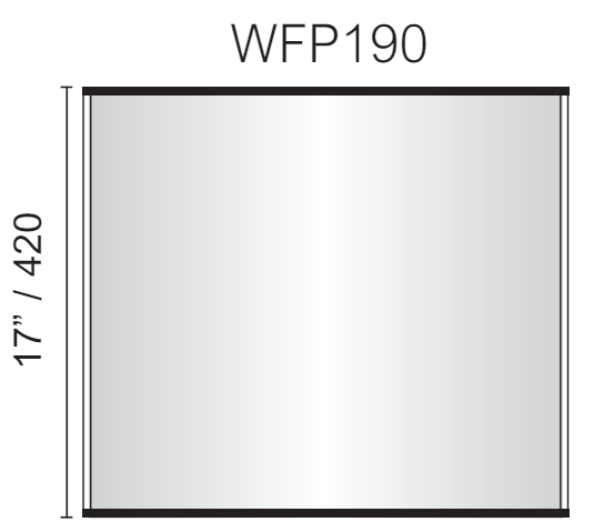 Vista Wall Sign - 17" - Portrait