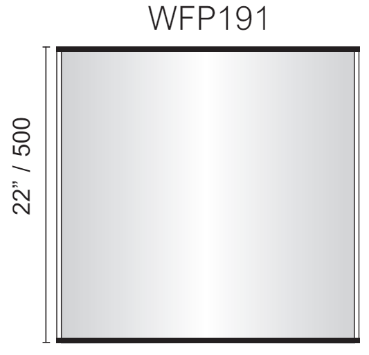 Vista Wall Sign - 17" - Portrait