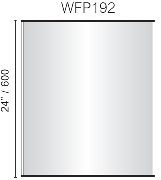 Vista Wall Sign - 17" - Portrait