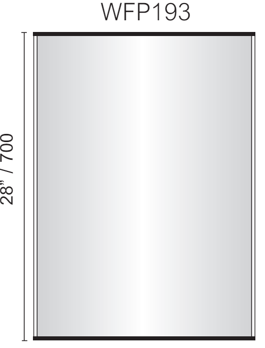 Vista Wall Sign - 17" - Portrait