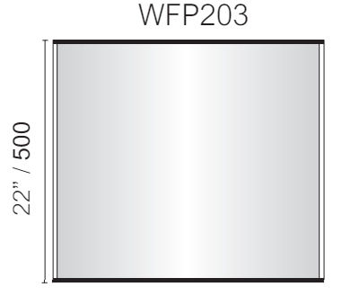 Vista Wall Sign - 22" - Portrait