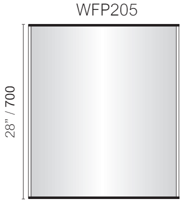 Vista Wall Sign - 22" - Portrait