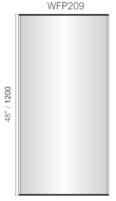 Vista Wall Sign - 22" - Portrait