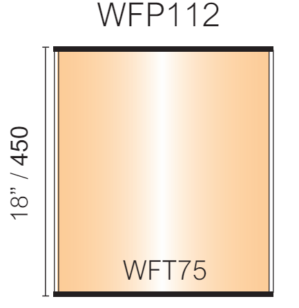 Vista Wall Sign - 15.75" - Portrait