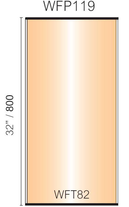 Vista Wall Sign - 15.75" - Portrait