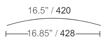 Vista Wall Sign - 16.75" - Portrait