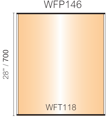 Vista Wall Sign - 23.5" - Portrait