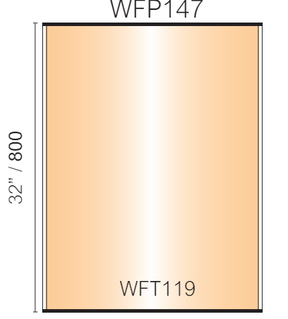 Vista Wall Sign - 23.5" - Portrait