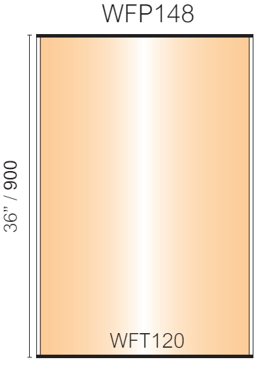 Vista Wall Sign - 23.5" - Portrait