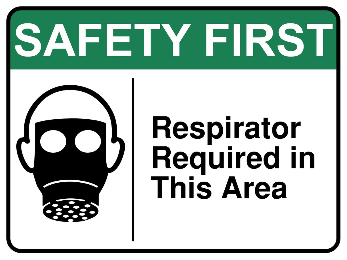 Respirator Required In This Area