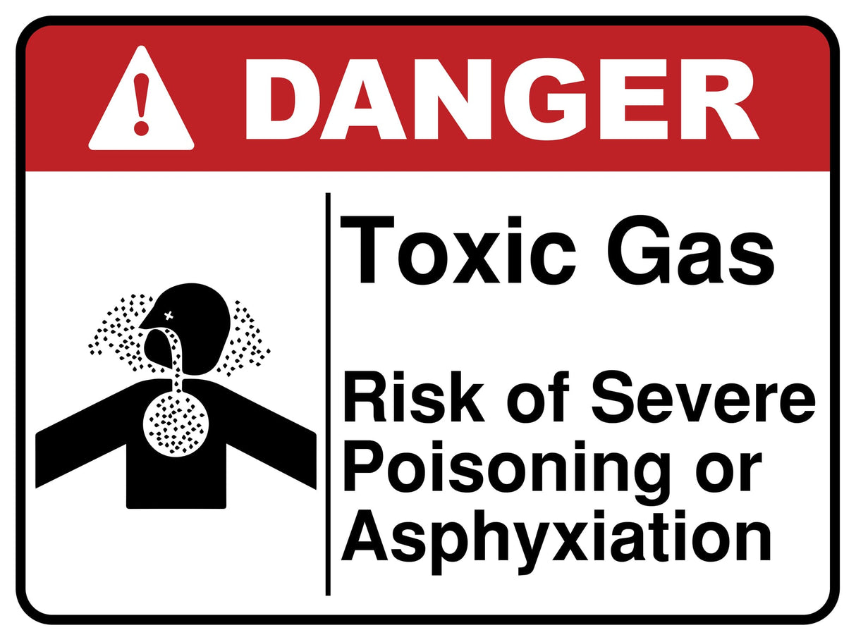 Toxic Gas Risk Or Severe Poisoning Or Asphyxiation
