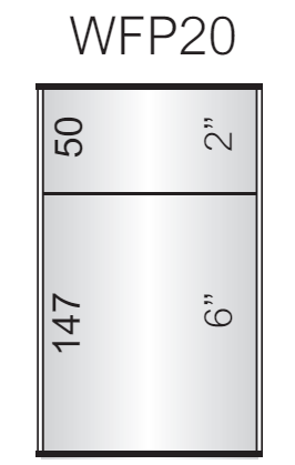 Vista Wall Sign - 4.75" Wide