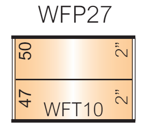 Vista Wall Sign - 6" Wide