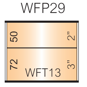 Vista Wall Sign - 6" Wide