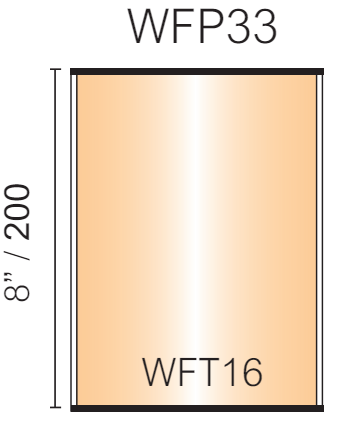 Vista Wall Sign - 6" Wide