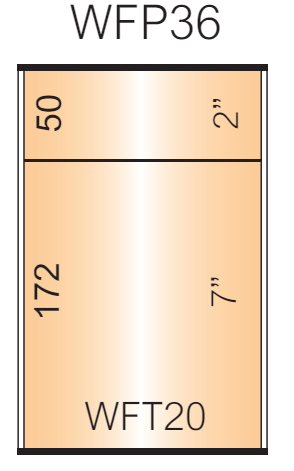 Vista Wall Sign - 6" Wide