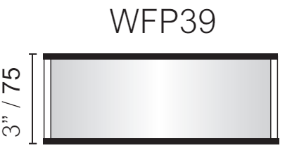 Vista Wall Sign - 8" Wide