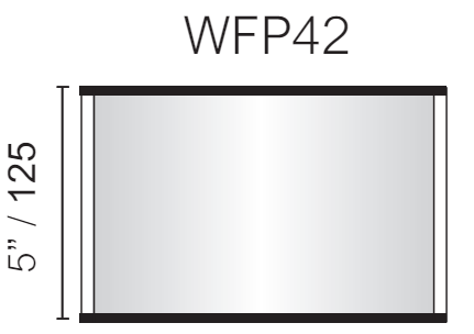 Vista Wall Sign - 8" Wide