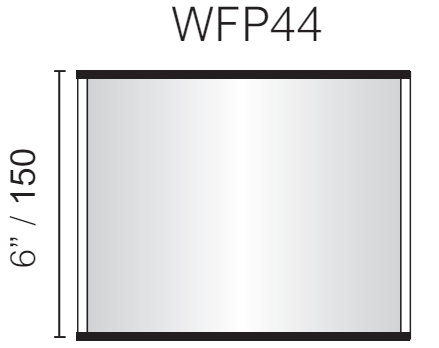 Vista Wall Sign - 8" Wide