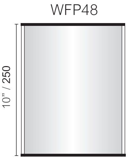 Vista Wall Sign - 8" Wide