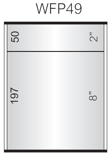 Vista Wall Sign - 8" Wide