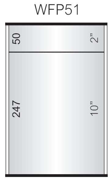 Vista Wall Sign - 8" Wide