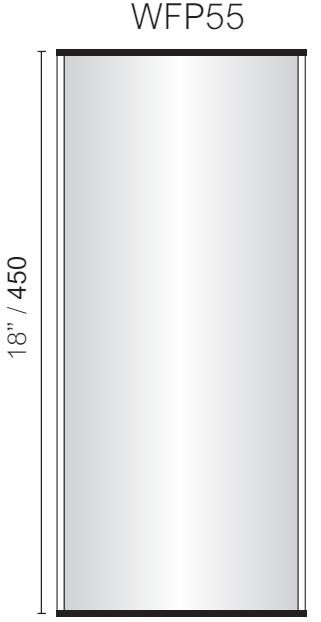 Vista Wall Sign - 8" Wide