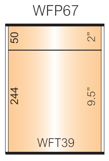 Vista Wall Sign - 8.5" Wide