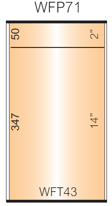 Vista Wall Sign - 8.5" Wide