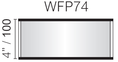 Vista Wall Sign - 8.75" Wide