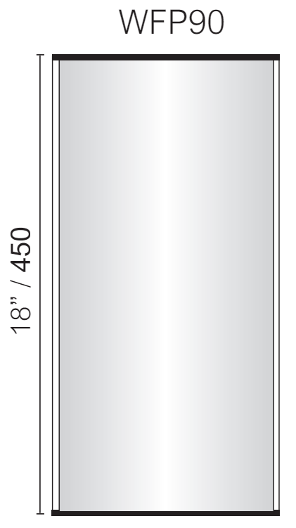 Vista Wall Sign - 8.75" Wide