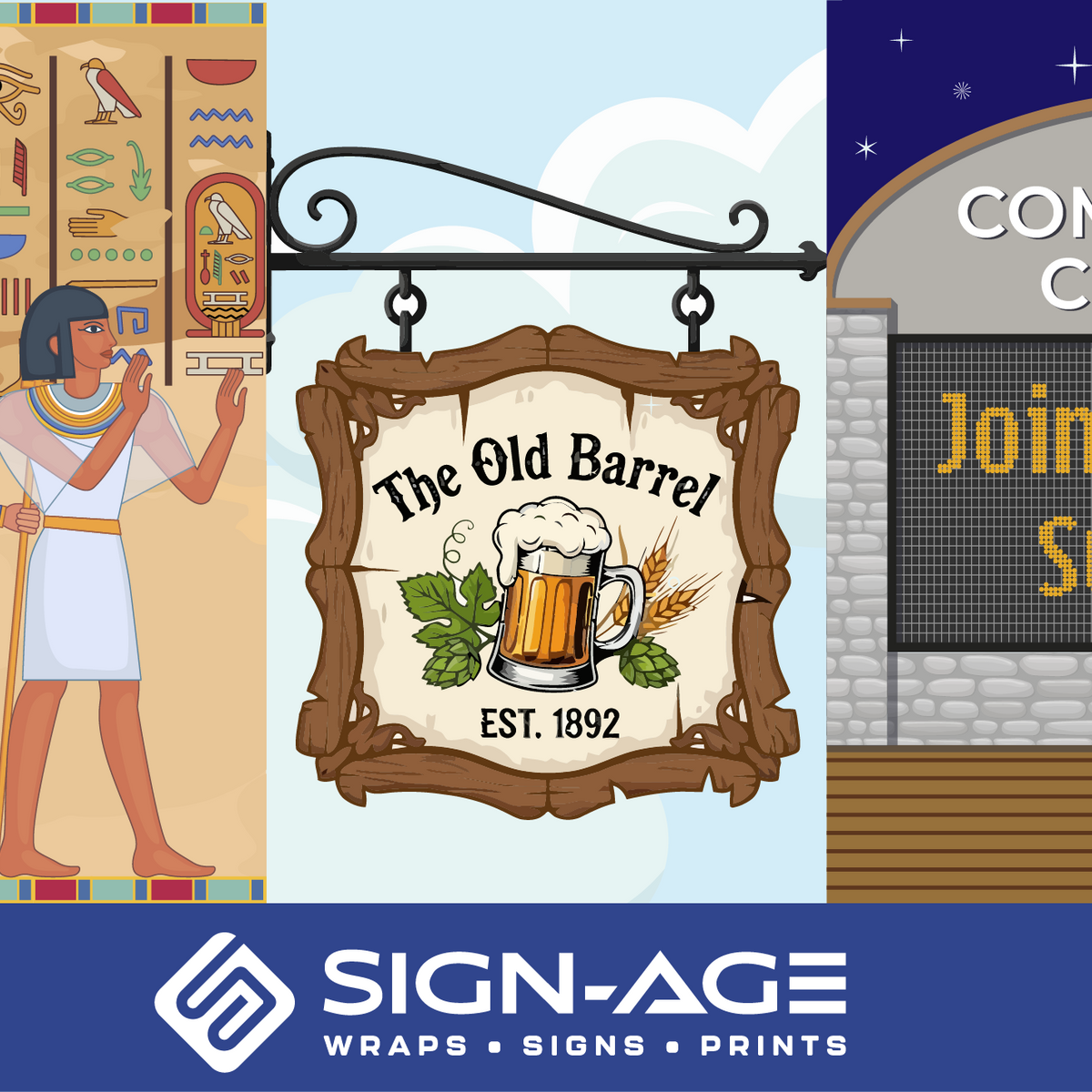 The History of Signs: How Signage Shaped Business and Society – Sign-Age
