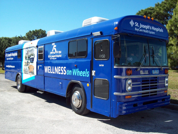 Bus Wrap for Baycare healthcare in Tampa, FL