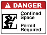 Confined Space Permit Required