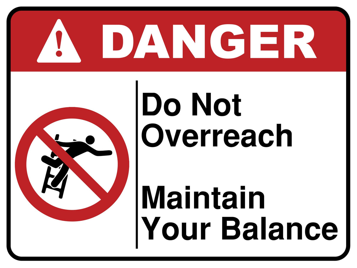 Do Not Overreach Maintain Your Balance