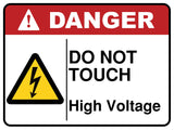 Do Not Touch High Voltage
