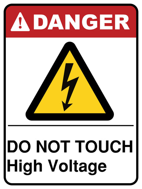 Do Not Touch High Voltage